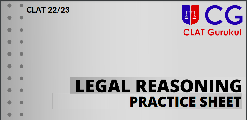 Legal Reasoning Practice Paper – 1